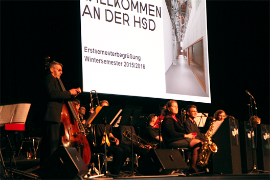 Big Band auf der Erstsemesterbegrüßung 2015